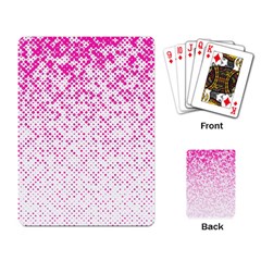 Halftone Dot Background Pattern Playing Card by Nexatart