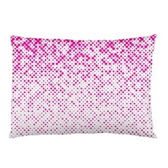 Halftone Dot Background Pattern Pillow Case by Nexatart