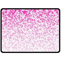 Halftone Dot Background Pattern Fleece Blanket (large) 