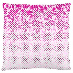 Halftone Dot Background Pattern Large Cushion Case (two Sides) by Nexatart