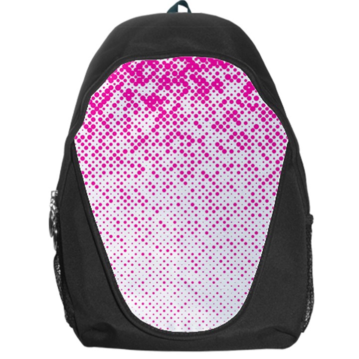 Halftone Dot Background Pattern Backpack Bag