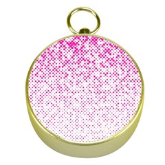 Halftone Dot Background Pattern Gold Compasses by Nexatart