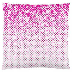 Halftone Dot Background Pattern Large Flano Cushion Case (one Side) by Nexatart