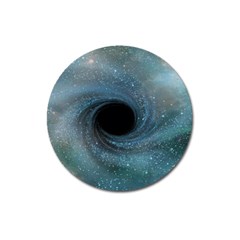 Cosmic Black Hole Magnet 3  (round) by Sapixe