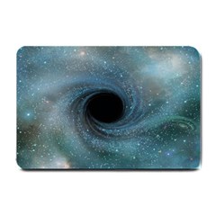 Cosmic Black Hole Small Doormat  by Sapixe