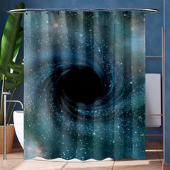 Cosmic Black Hole Shower Curtain 60  X 72  (medium)  by Sapixe