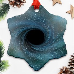 Cosmic Black Hole Ornament (snowflake) by Sapixe