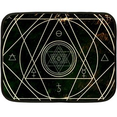 Cult Of Occult Death Detal Hardcore Heavy Fleece Blanket (mini) by Sapixe