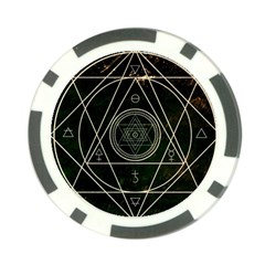 Cult Of Occult Death Detal Hardcore Heavy Poker Chip Card Guard (10 Pack) by Sapixe