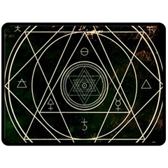 Cult Of Occult Death Detal Hardcore Heavy Fleece Blanket (large)  by Sapixe