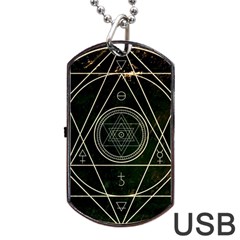 Cult Of Occult Death Detal Hardcore Heavy Dog Tag Usb Flash (one Side) by Sapixe