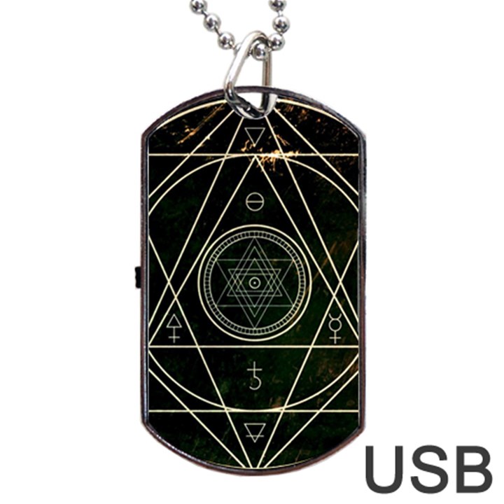 Cult Of Occult Death Detal Hardcore Heavy Dog Tag USB Flash (Two Sides)