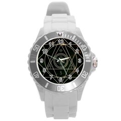 Cult Of Occult Death Detal Hardcore Heavy Round Plastic Sport Watch (l) by Sapixe