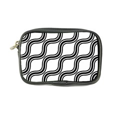 Diagonal Pattern Background Black And White Coin Purse