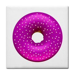 Donut Transparent Clip Art Tile Coasters by Sapixe