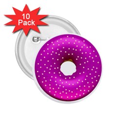 Donut Transparent Clip Art 2 25  Buttons (10 Pack)  by Sapixe