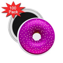 Donut Transparent Clip Art 2 25  Magnets (100 Pack)  by Sapixe