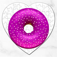 Donut Transparent Clip Art Jigsaw Puzzle (heart) by Sapixe