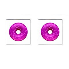 Donut Transparent Clip Art Cufflinks (square) by Sapixe