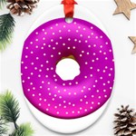 Donut Transparent Clip Art Oval Ornament (Two Sides) Front