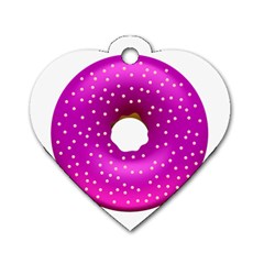 Donut Transparent Clip Art Dog Tag Heart (two Sides) by Sapixe