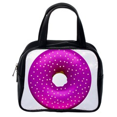 Donut Transparent Clip Art Classic Handbags (one Side) by Sapixe