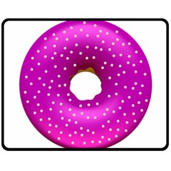 Donut Transparent Clip Art Fleece Blanket (medium)  by Sapixe