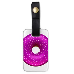 Donut Transparent Clip Art Luggage Tags (one Side)  by Sapixe