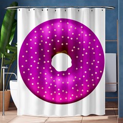 Donut Transparent Clip Art Shower Curtain 60  X 72  (medium)  by Sapixe