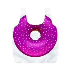 Donut Transparent Clip Art Full Print Recycle Bags (m)  by Sapixe