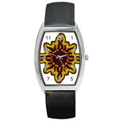 Disturbed Is An American Heavy Metal Band Logo Barrel Style Metal Watch by Sapixe