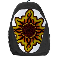 Disturbed Is An American Heavy Metal Band Logo Backpack Bag by Sapixe