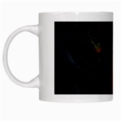 Digital Fantasy Girl Art White Mugs by Sapixe