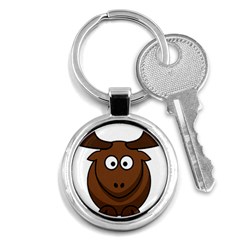 Elk Clip Art Reindeer Raindeer Elk Christmas Xmas Key Chains (round)  by Sapixe