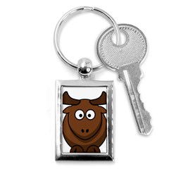 Elk Clip Art Reindeer Raindeer Elk Christmas Xmas Key Chains (rectangle)  by Sapixe