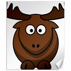 Elk Clip Art Reindeer Raindeer Elk Christmas Xmas Canvas 8  X 10  by Sapixe