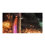 Dubai Burj Al Arab Hotels New Years Eve Celebration Fireworks Satin Wrap Front