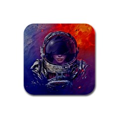 Eve Of Destruction Cgi 3d Sci Fi Space Rubber Square Coaster (4 Pack)  by Sapixe