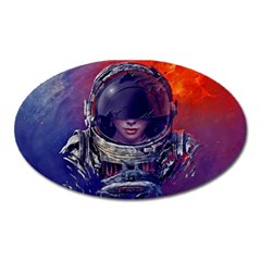 Eve Of Destruction Cgi 3d Sci Fi Space Oval Magnet by Sapixe