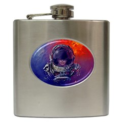 Eve Of Destruction Cgi 3d Sci Fi Space Hip Flask (6 Oz) by Sapixe