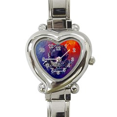 Eve Of Destruction Cgi 3d Sci Fi Space Heart Italian Charm Watch by Sapixe