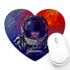 Eve Of Destruction Cgi 3d Sci Fi Space Heart Mousepads by Sapixe