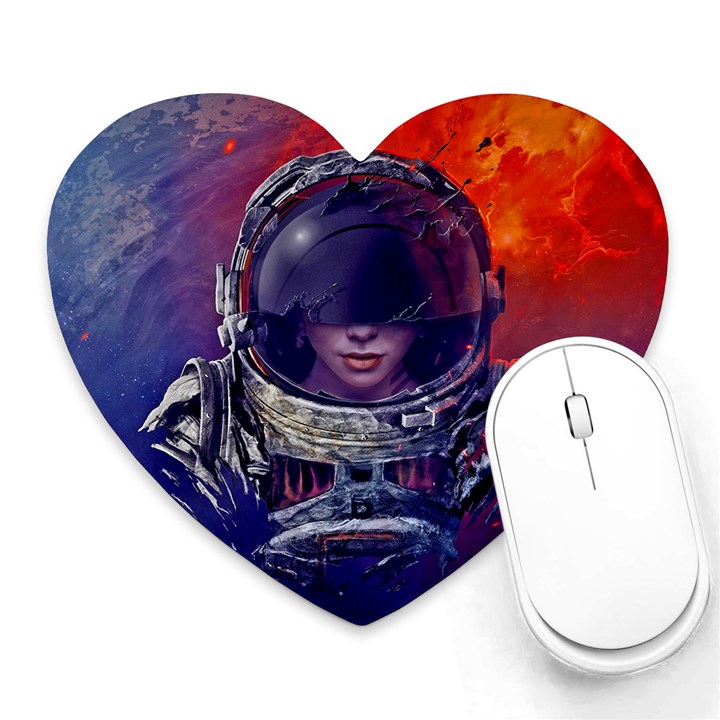 Eve Of Destruction Cgi 3d Sci Fi Space Heart Mousepads