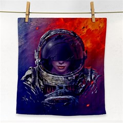 Eve Of Destruction Cgi 3d Sci Fi Space Face Towel by Sapixe