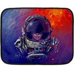 Eve Of Destruction Cgi 3d Sci Fi Space Double Sided Fleece Blanket (mini)  by Sapixe