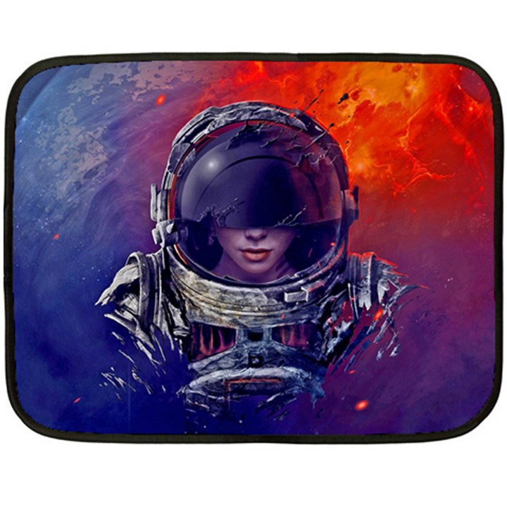 Eve Of Destruction Cgi 3d Sci Fi Space Double Sided Fleece Blanket (Mini) 