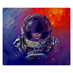 Eve Of Destruction Cgi 3d Sci Fi Space Double Sided Flano Blanket (small)  by Sapixe