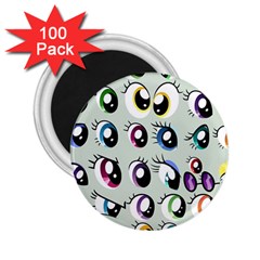 Eyes  Pattern 2 25  Magnets (100 Pack) 