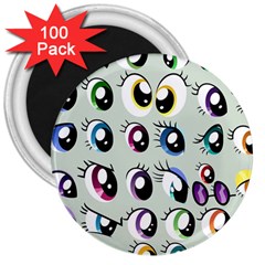 Eyes  Pattern 3  Magnets (100 pack)