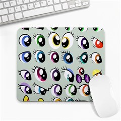 Eyes  Pattern Large Mousepads